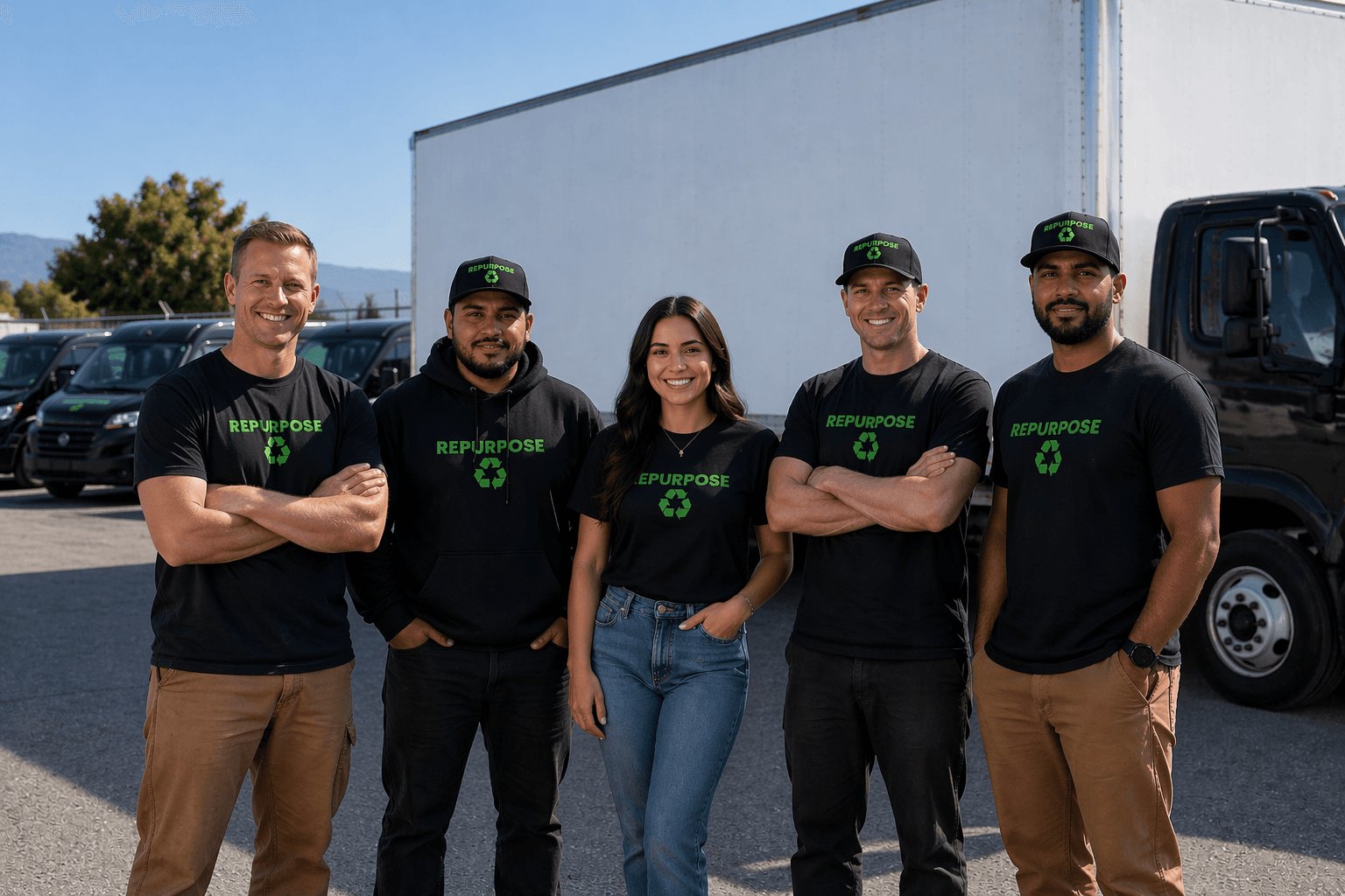 Repurpose Solar team with fleet vehicles